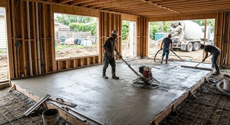 Concrete Installation in Flint, MI