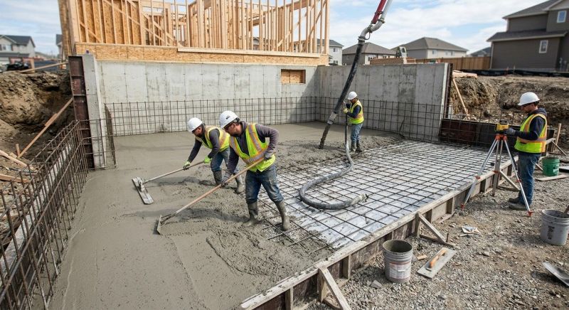 Basement Concrete Installation in Lapeer County, MI