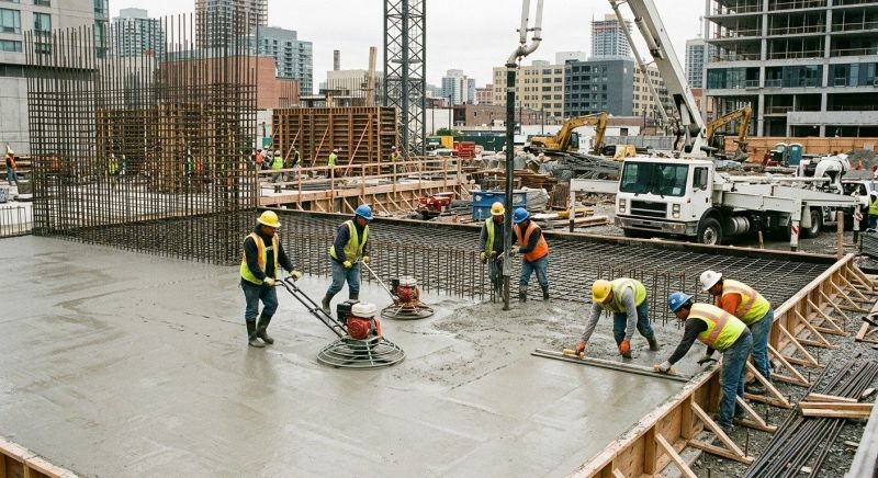 Commercial Slab Construction in Lapeer County, MI