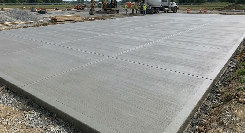 Commercial Slab Installation in Clio, MI