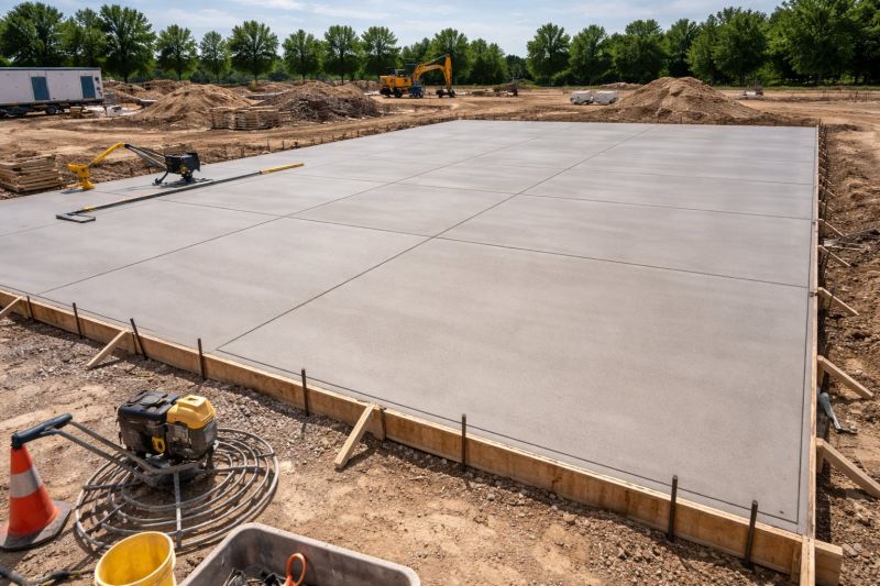 Commercial Slab Installation in Owosso, MI