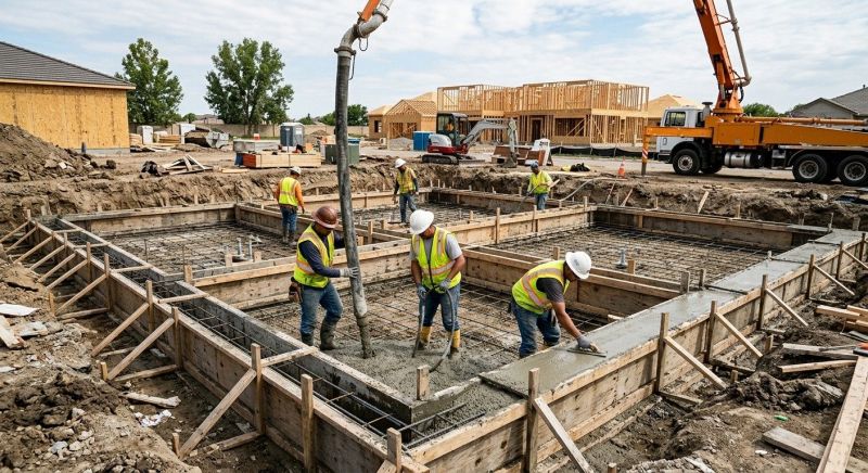 Concrete Foundation Installation in Davison, MI