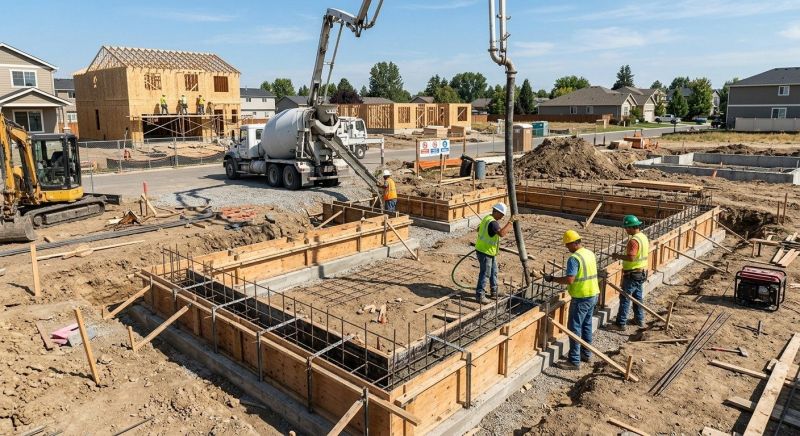Foundation Construction in Davison, MI