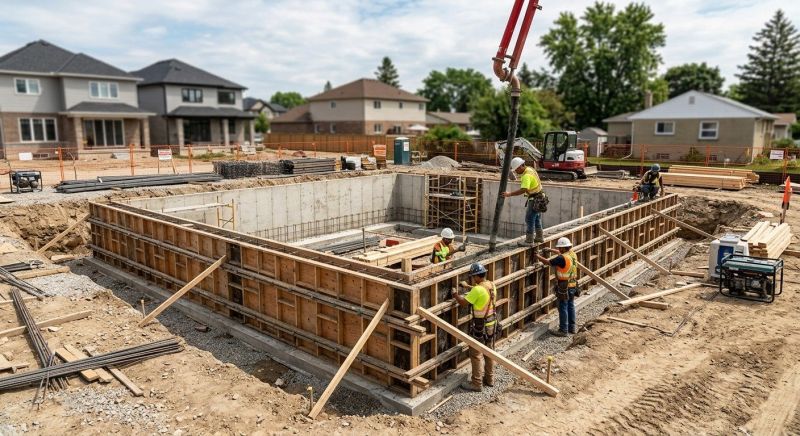 Foundation Construction in Ortonville, MI