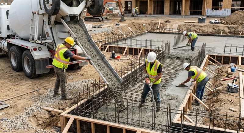Foundation Wall Pouring in Davisburg, MI