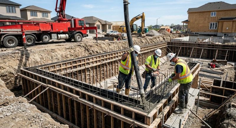 Foundation Wall Pouring in Flint, MI