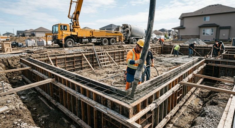 Foundation Wall Pouring in Swartz Creek, MI