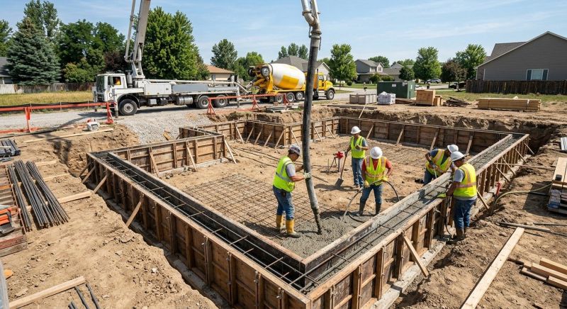 Home Foundation Installation in Linden, MI