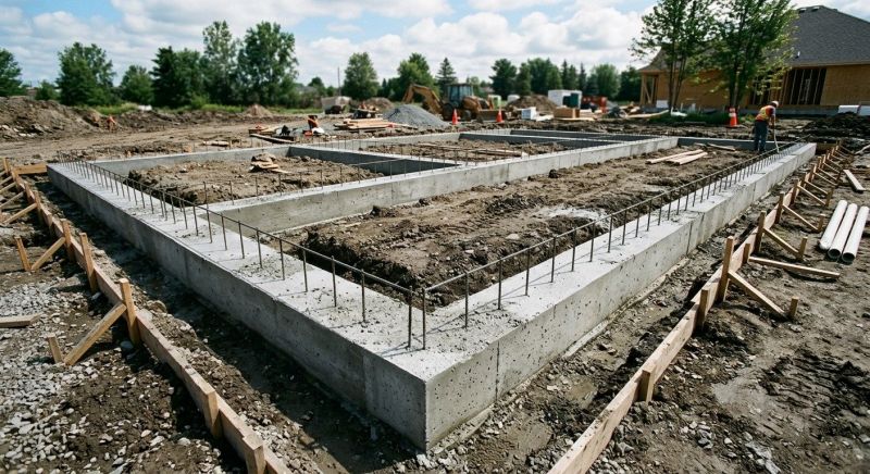 House Footing Construction in Flint, MI